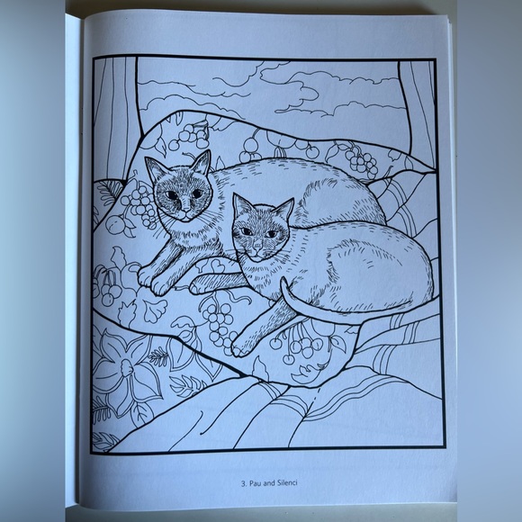 Mimi Vang Olsen Cats Color Book - Picture 2 of 4